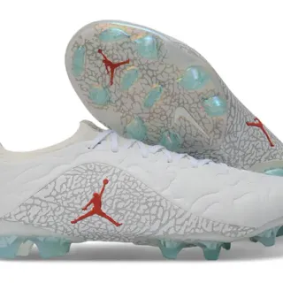 Air Jordan Phantom GT White Elephant Print Firm-Ground Soccer Shoes