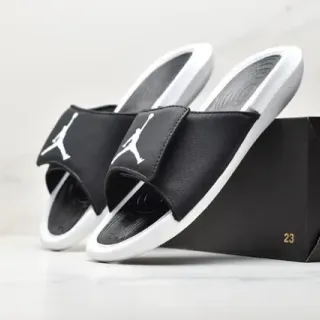 Air Jordan Slide Black and White Slippers