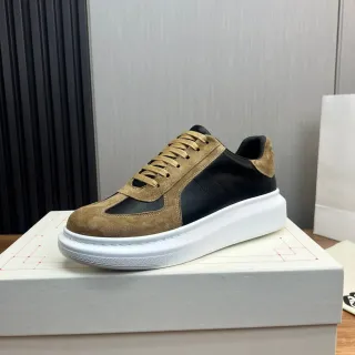 Alexander McQueen Oversized Sneaker Black and Tan Chunky Sneakers