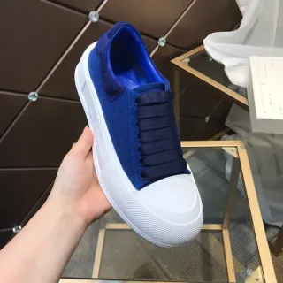 Alexander McQueen Oversized Sneaker Royal Blue White Lifestyle Sneakers