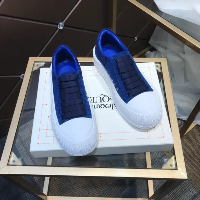Alexander McQueen حذاء رياضي أوفرسايز أزرق ملكي أبيض لايفستايل حذاء رياضي 5