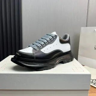 Alexander McQueen Oversized Sneaker White Black Gray Chunky Sneakers