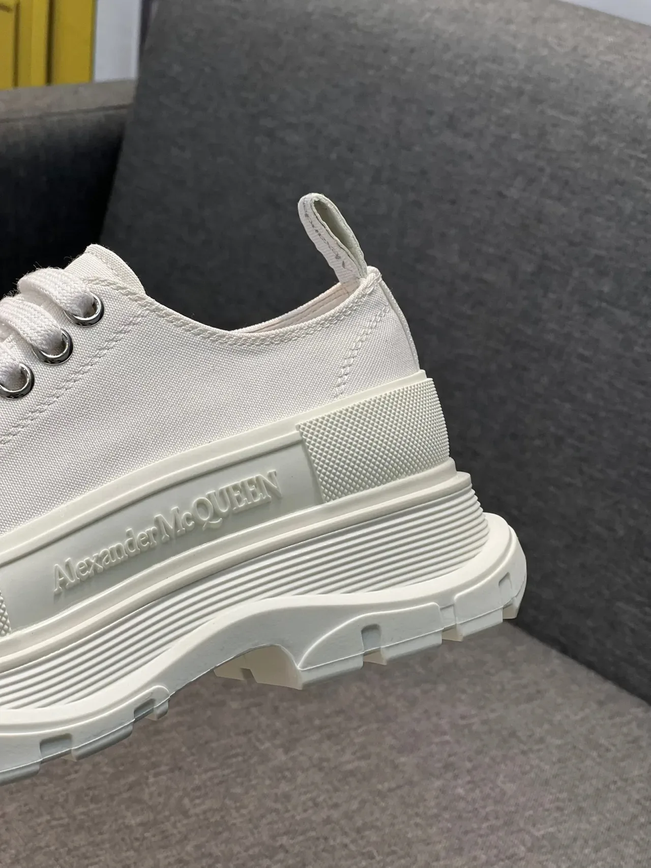 Alexander McQueen Oversized Sneaker White Lifestyle Sneakers 7