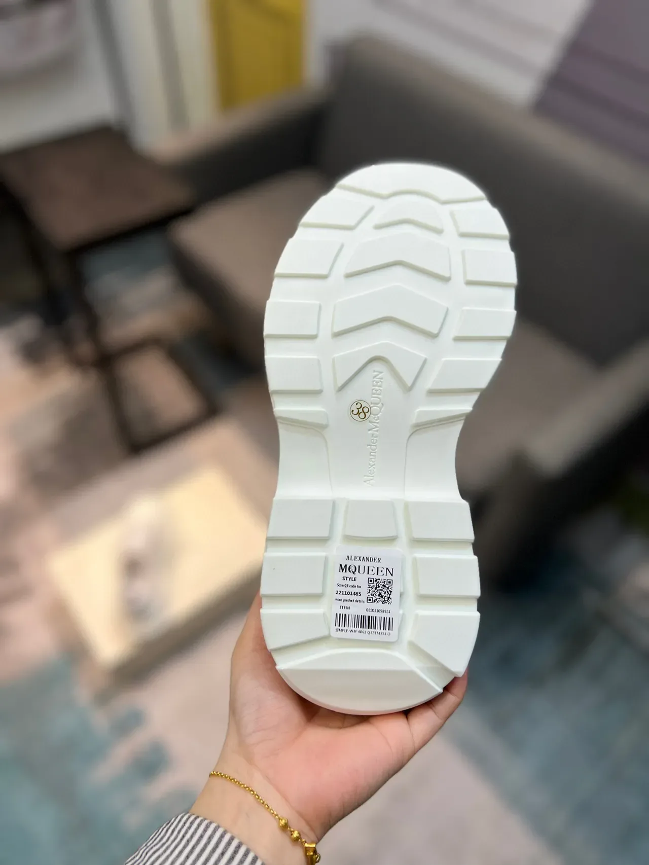 Alexander McQueen Oversized Sneaker White Lifestyle Sneakers 9