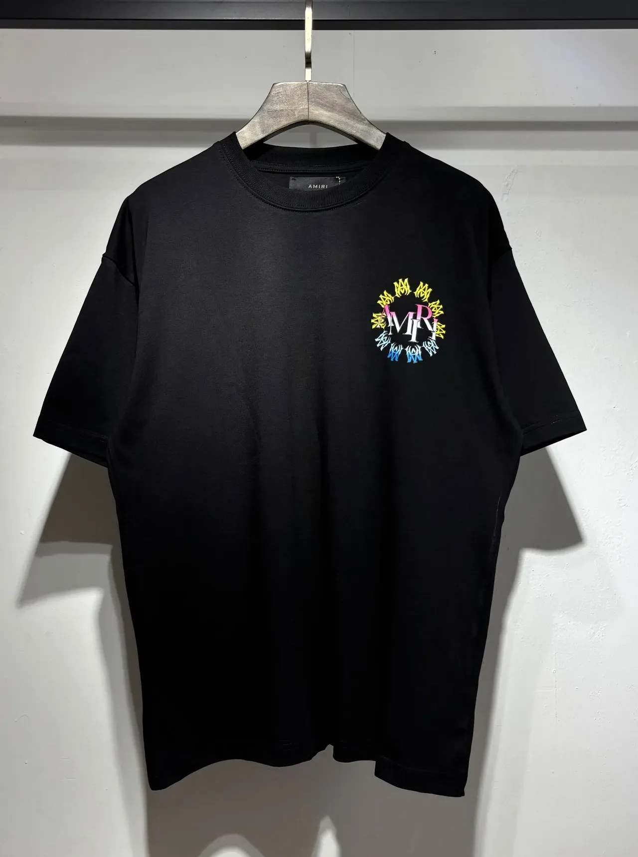 Amiri Circle Logo Multi-Color Graphic T-Shirt 4