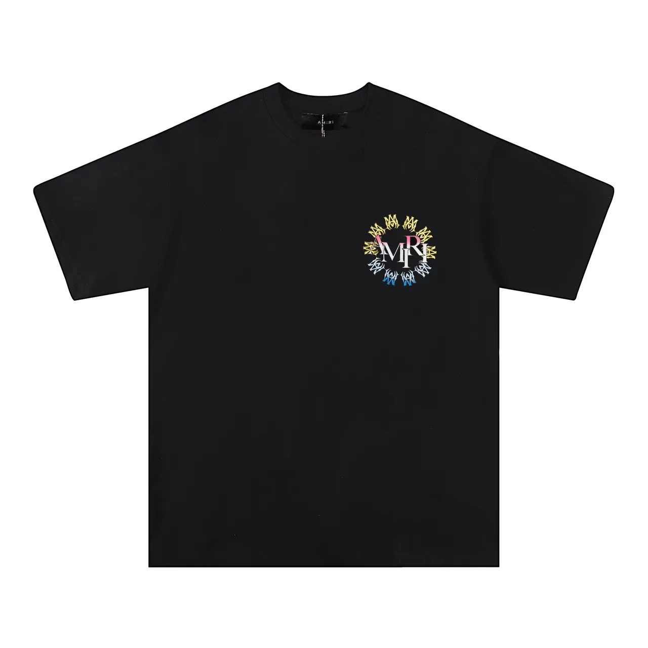 Amiri Circle Logo Multi-Color Graphic T-Shirt 11