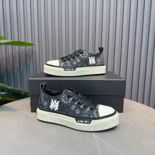 Amiri MA Court Bandana-Print Platform Lifestyle Sneakers