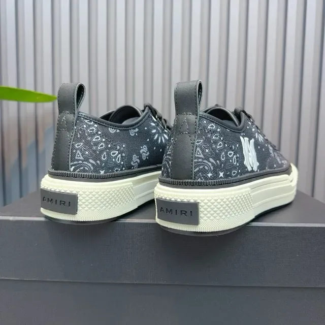 Amiri MA Court Tênis lifestyle de plataforma com estampa de bandana 9