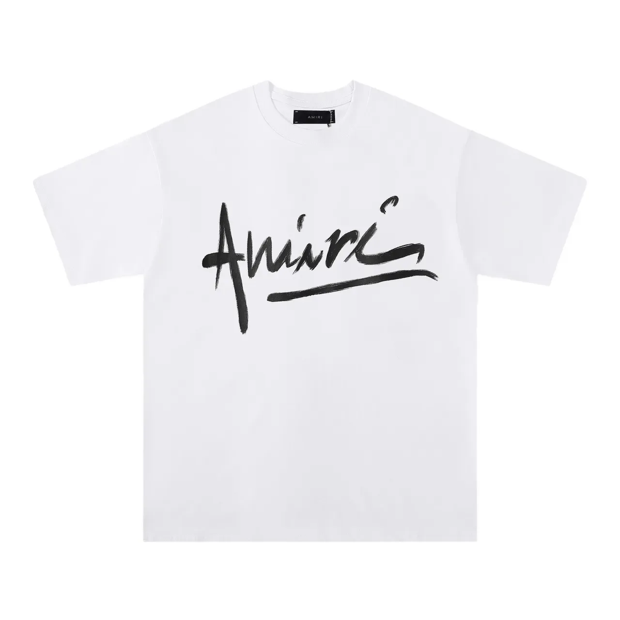 Amiri Script Logo Graphic T-Shirt 3