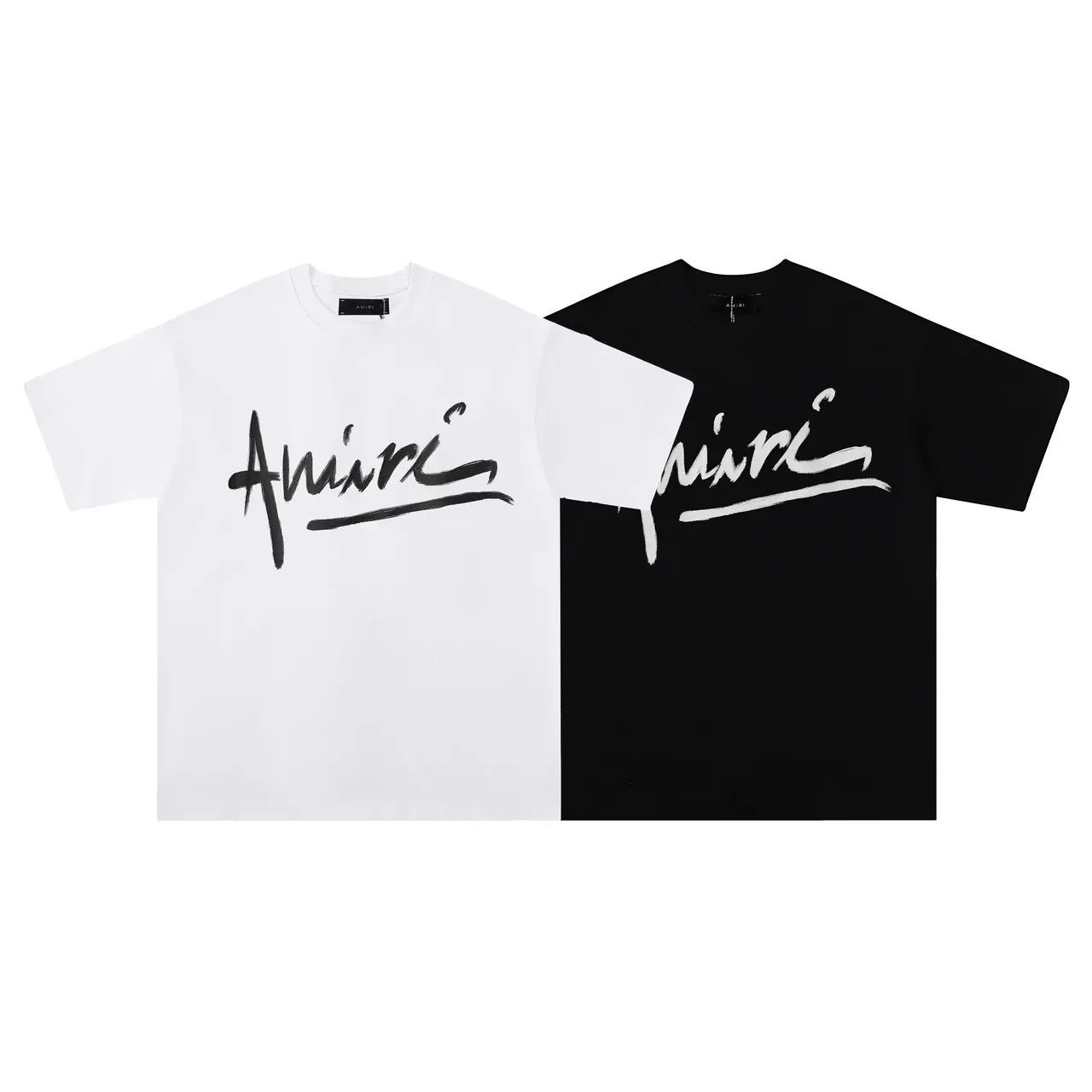 Amiri Script Logo Graphic T-Shirt 6