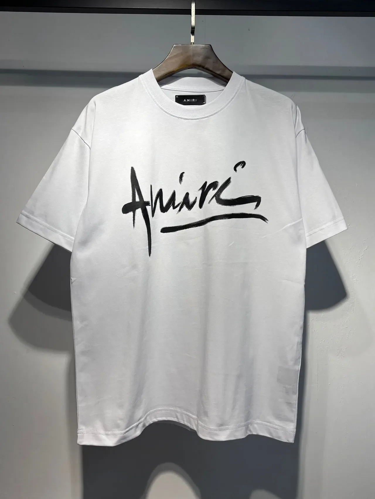 Amiri Script Logo Graphic T-Shirt 8