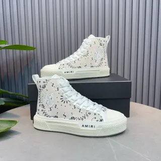 Amiri Skel Top High Off-White Bandana Print Lifestyle Sneakers