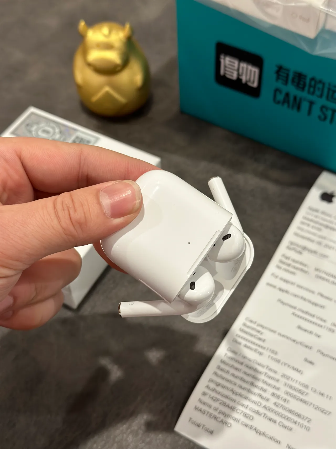 Apple blanco sin tallo brillante TWS auriculares 16