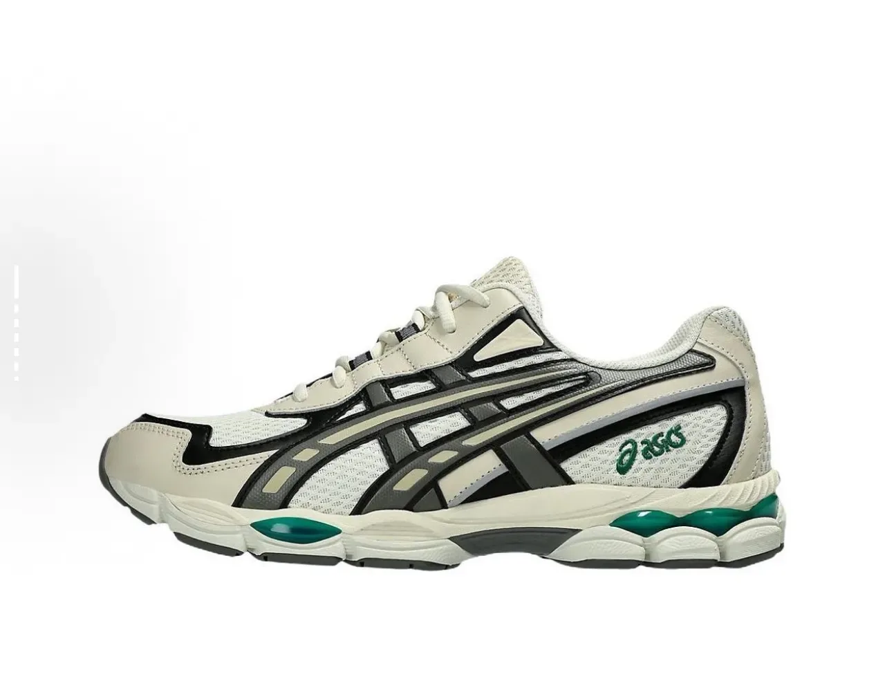 ASICS Blue White Layered Cage Overlay Mesh Ventilation Panels Lifestyle Sneakers 15