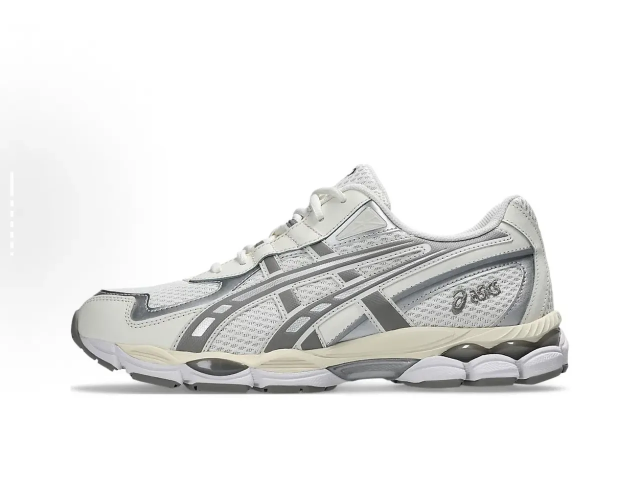 ASICS Blue White Layered Cage Overlay Mesh Ventilation Panels Lifestyle Sneakers 17