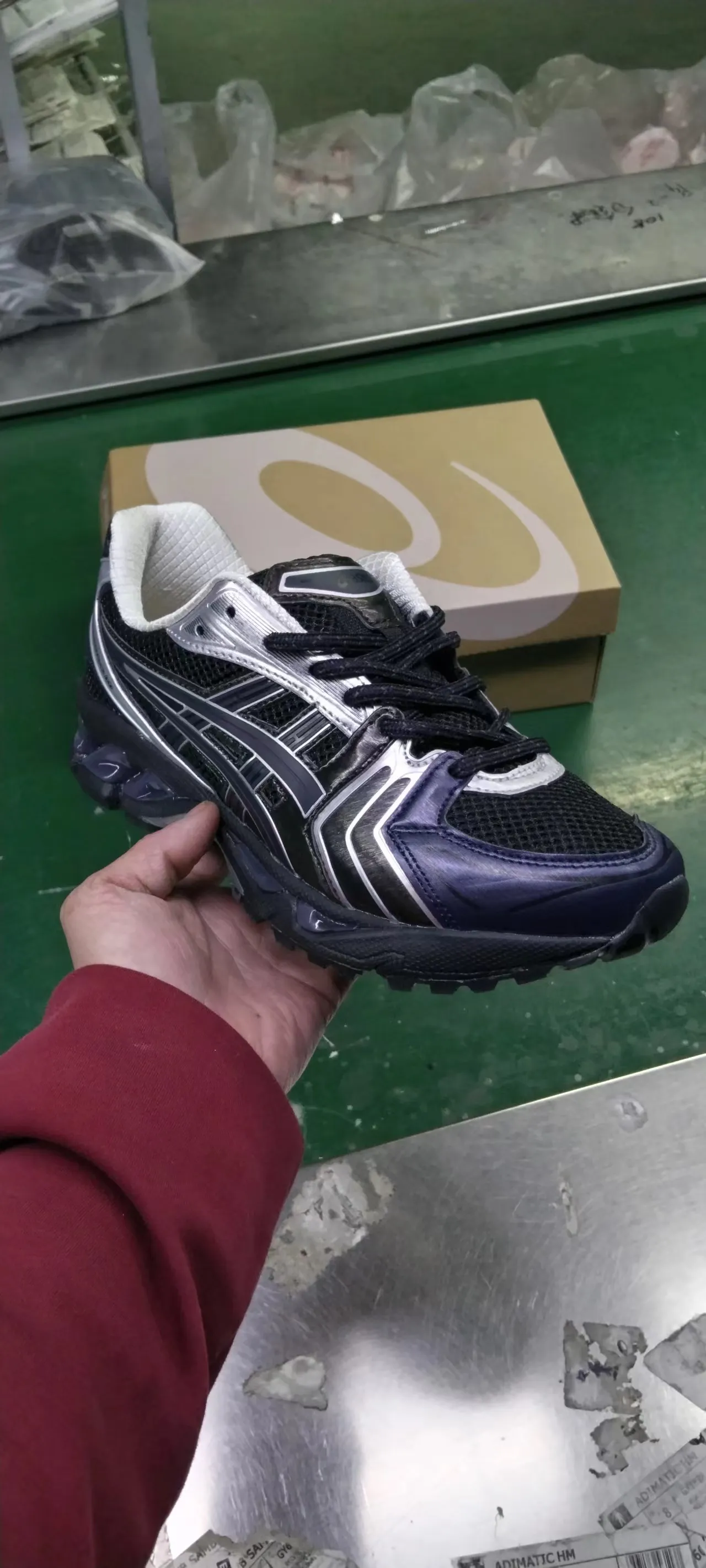 ASICS Gel-Kayano 14 Navy Silver Tênis de corrida 2