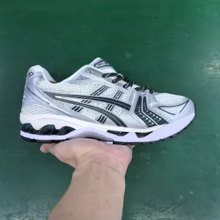 ASICS Gel-Kayano 14 Silver Black Running Shoes
