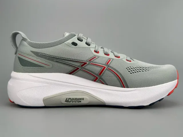 ASICS Gel-Kayano 31 Gris clair rouge marine chaussures de course 9