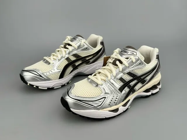 ASICS Gel-Kayano Silver Cream Black zapatillas de running 6