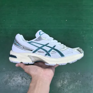 ASICS Gel-Kayano White Teal Silver Running Shoes