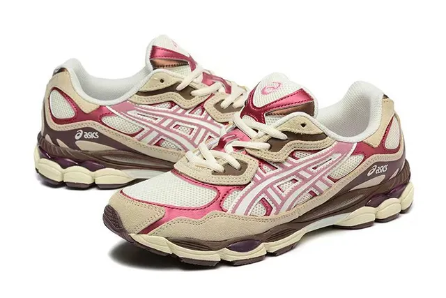 Tênis Lifestyle ASICS Gel-Lyte III Burgundy Beige 3