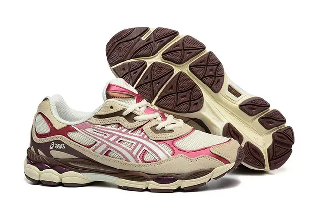 Tênis Lifestyle ASICS Gel-Lyte III Burgundy Beige 4