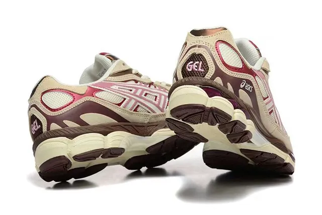 Tênis Lifestyle ASICS Gel-Lyte III Burgundy Beige 5
