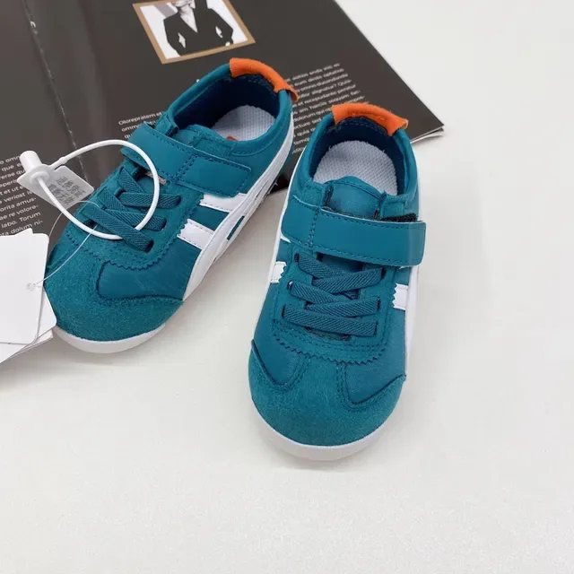 ASICS Tiger Corsair Teal White Orange chaussures lifestyle 3