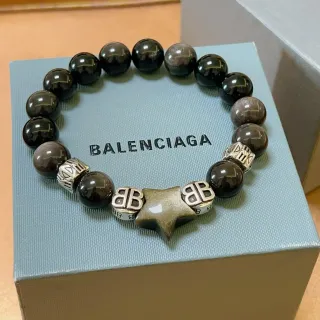 Balenciaga BB Charm Star Beaded Bracelet