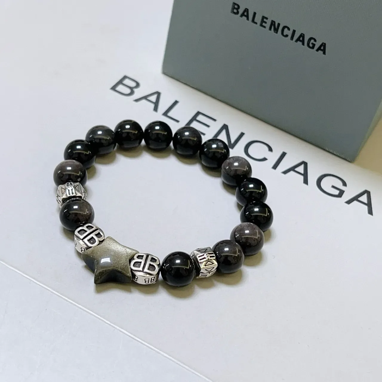 Balenciaga BB Charm Star Bracelet à perles 2