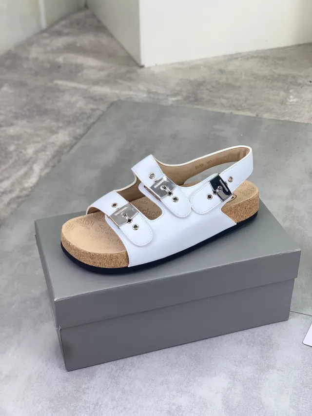 Balenciaga Defender Sandales Casual à triple bride blanches 4