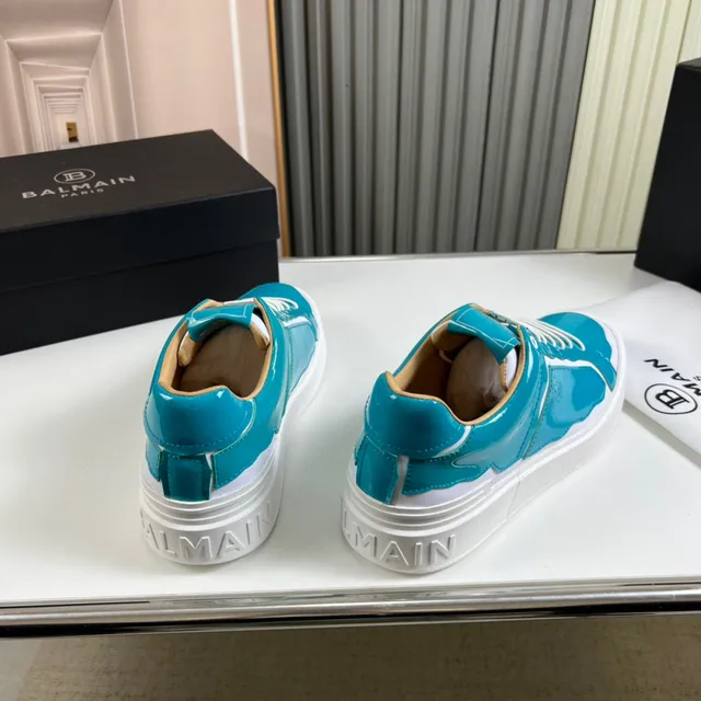 Balenciaga Lifestyle Sneaker Tênis Turquesa e Branco Low-Top 6
