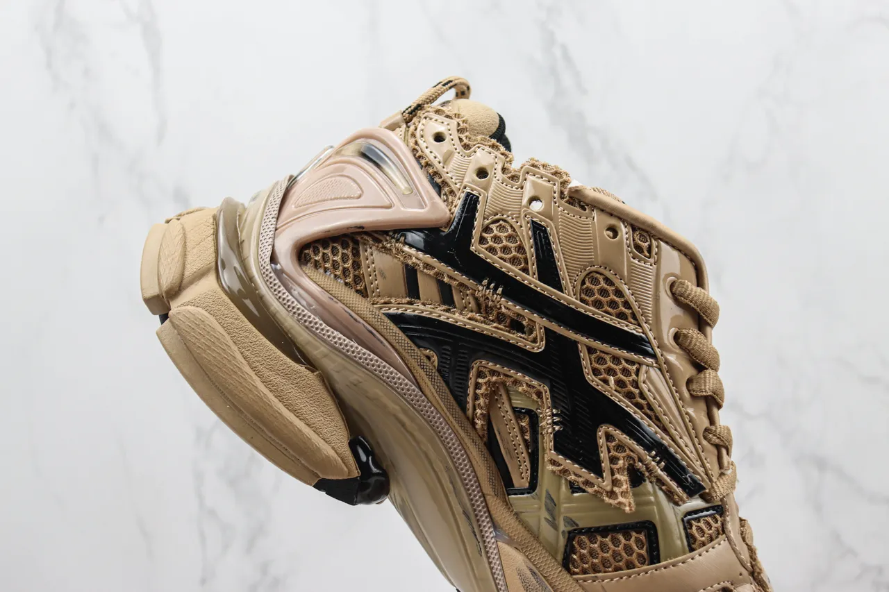 Balenciaga Runner Beige and Black Chunky Sneakers 5