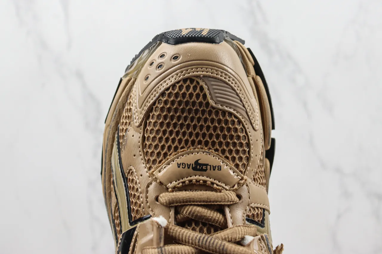 Balenciaga Runner Beige and Black Chunky Sneakers 6
