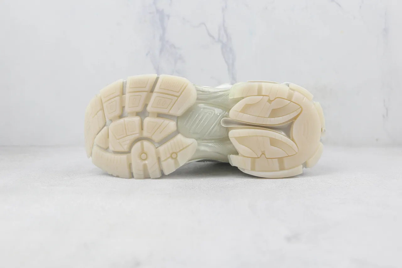 Balenciaga Runner Off-White Layered Cage Chunky Sneakers 8