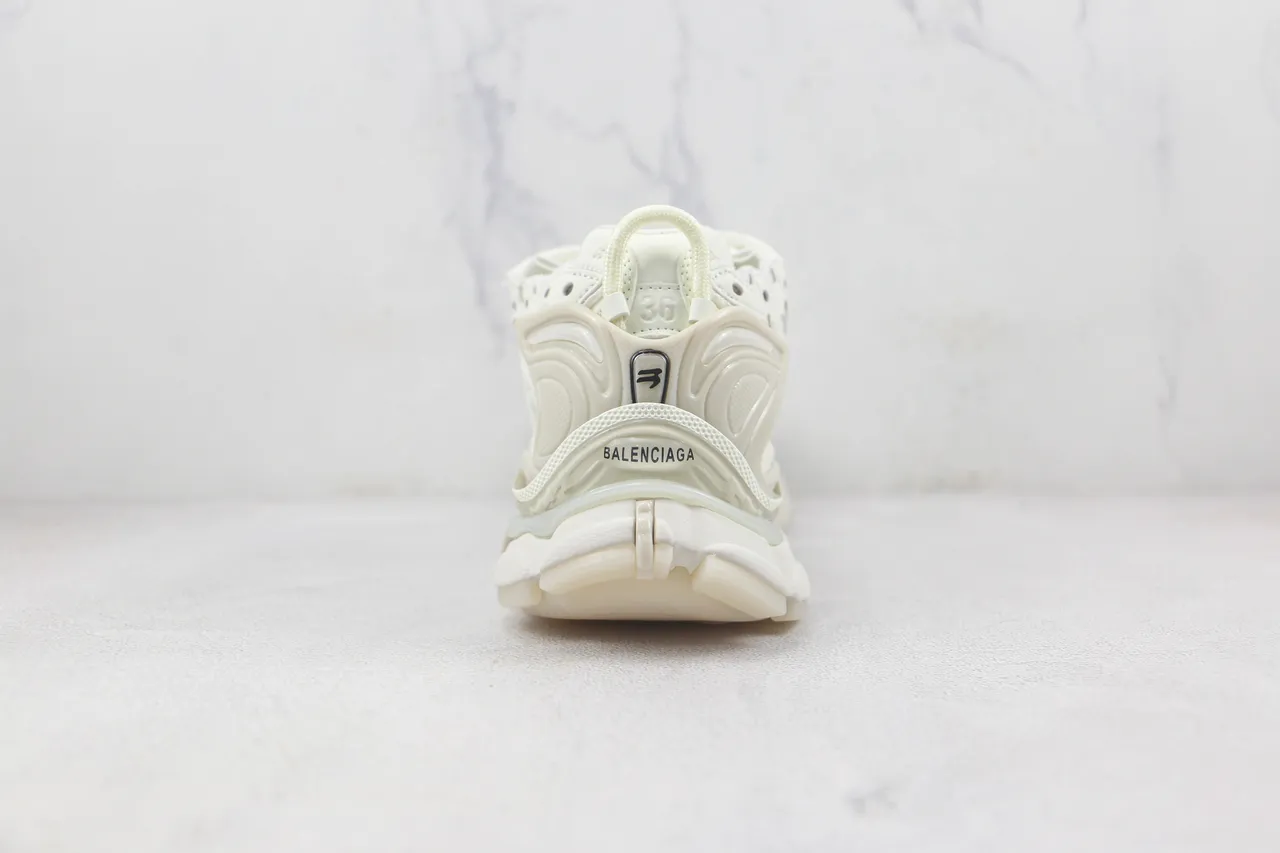 Balenciaga Runner Off-White Layered Cage Chunky Sneakers 9