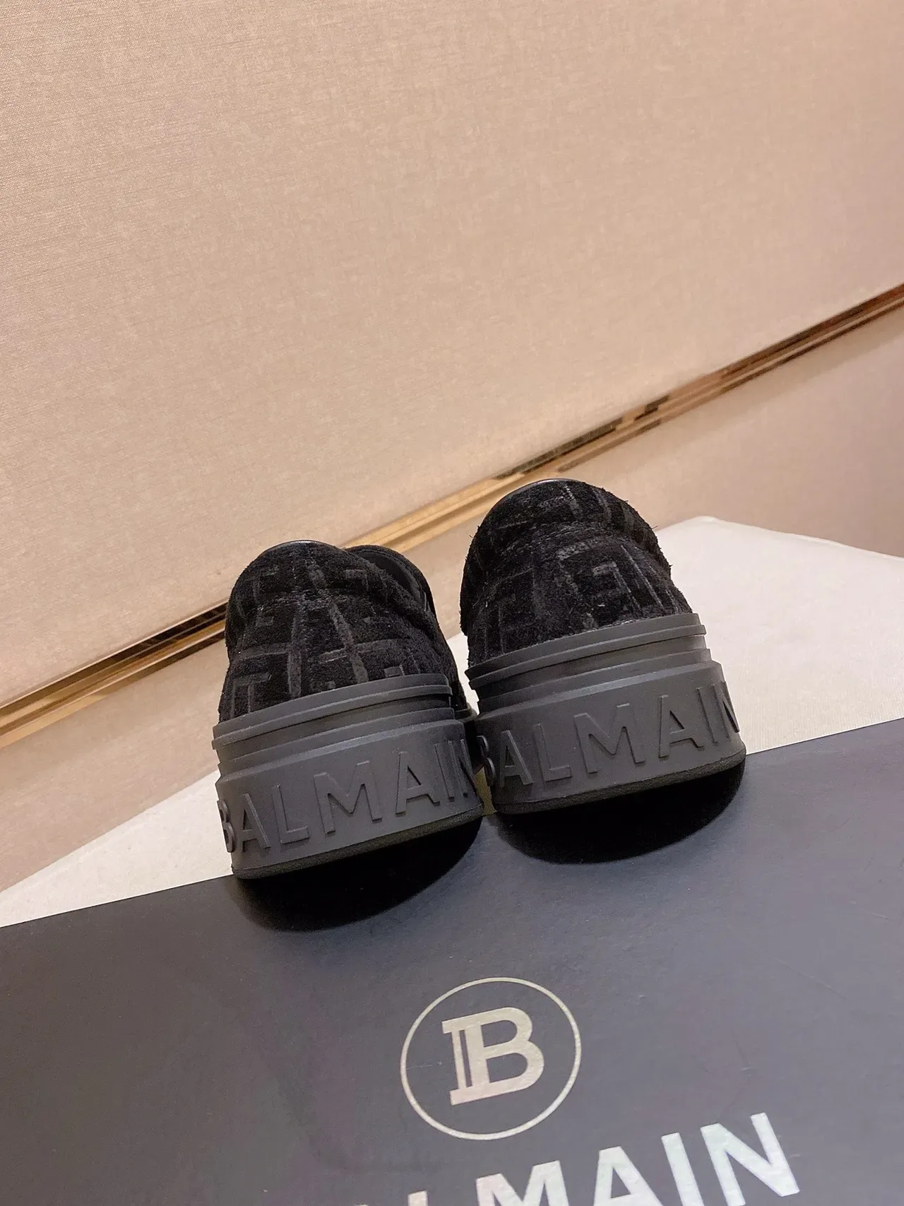 Balenciaga Speed Trainer Black Monogram Slip-On Lifestyle Sneakers 3