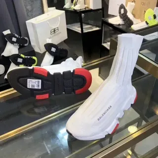 Balenciaga Speed Trainer সাদা কালো লাল লাইফস্টাইল স্নিকার