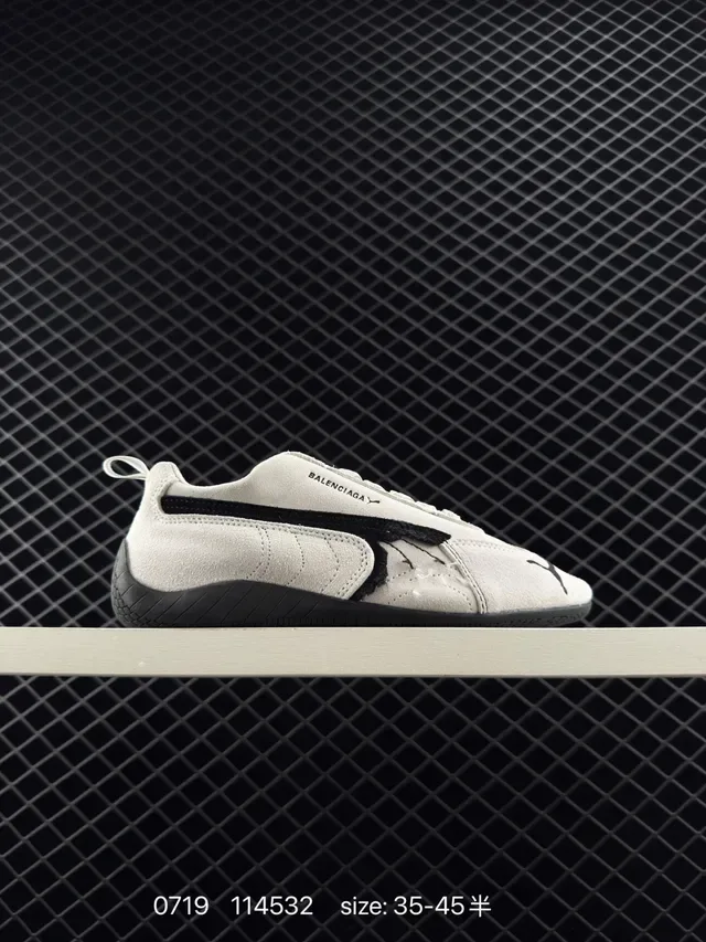 Balenciaga Speedcat tênis lifestyle off-white e preto 6