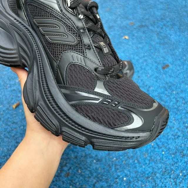 Balenciaga Tire 12 কালো চাঙ্কি স্নিকার 6