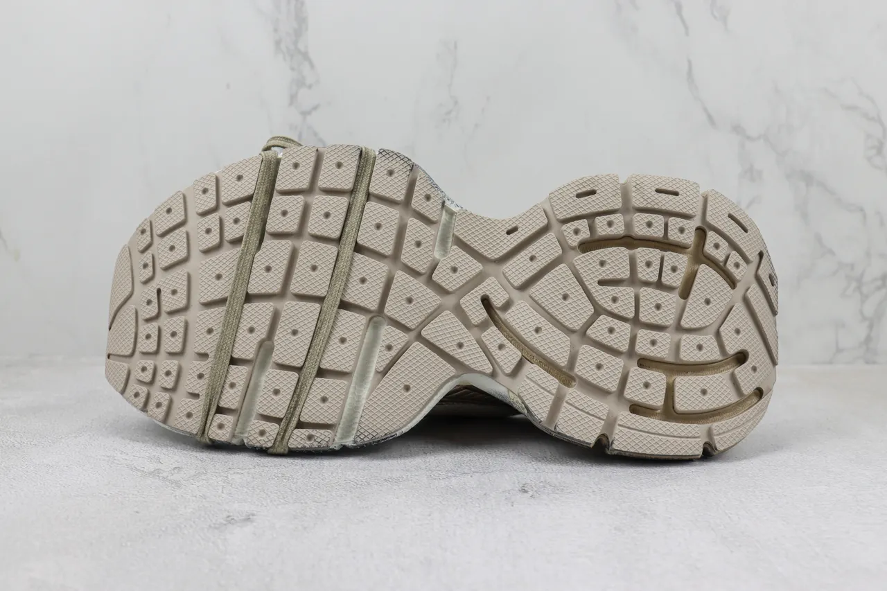Balenciaga Track Trainer Beige Silver Chunky Sneakers 8