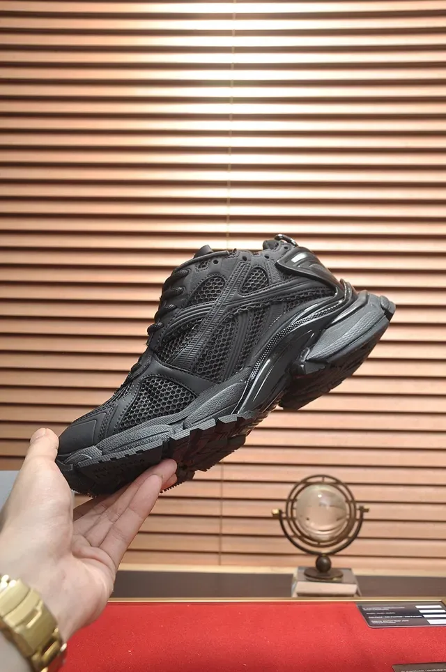 Balenciaga Track Trainer Tênis Chunky Pretos 5