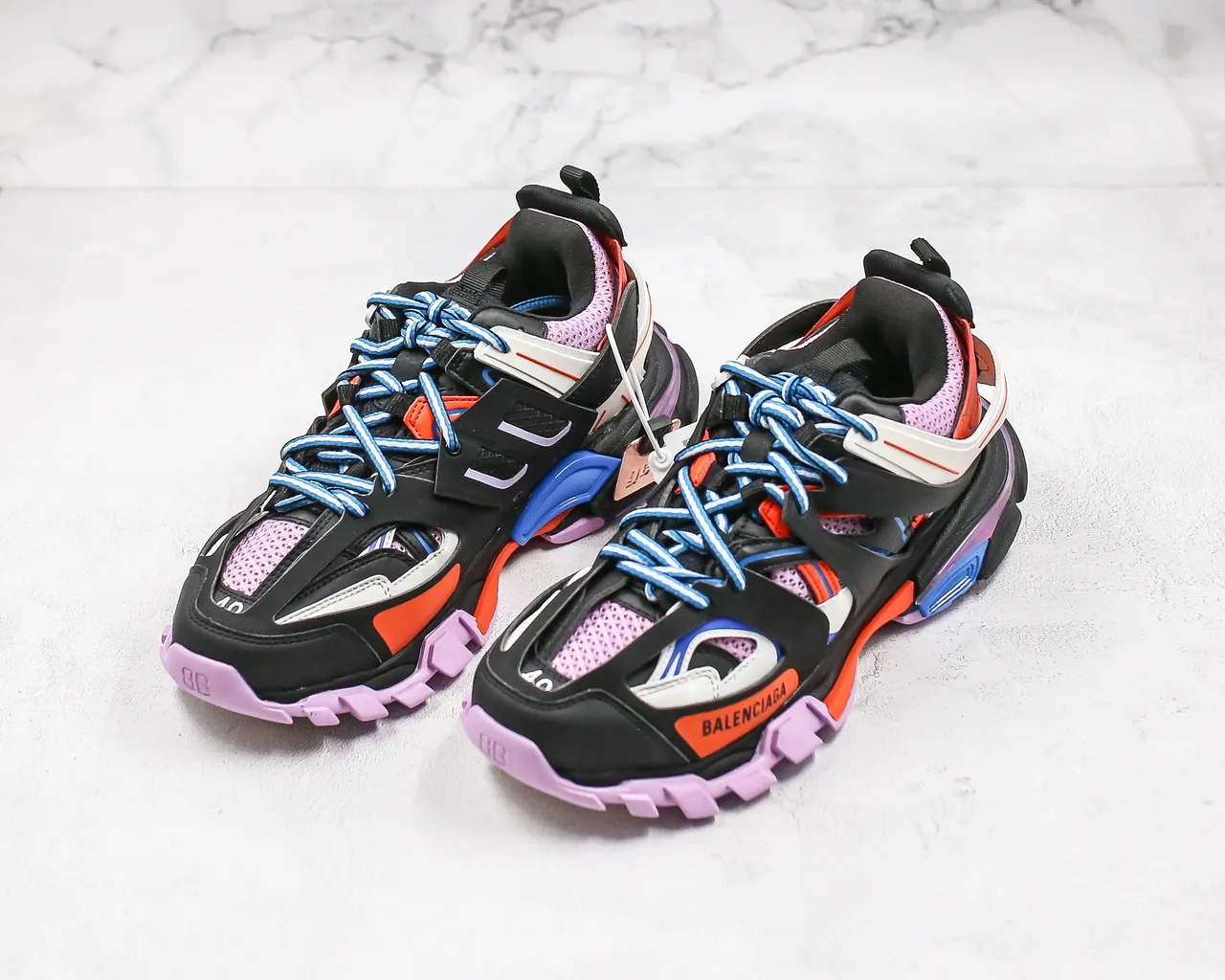 Balenciaga Track Trainer Multicolor Chunky Sneakers 7