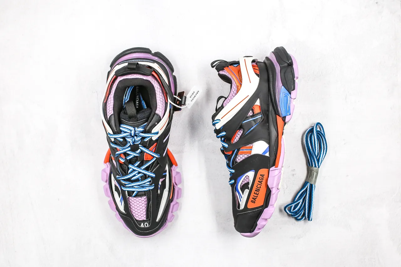 Balenciaga Track Trainer Multicolor Chunky Sneakers 8