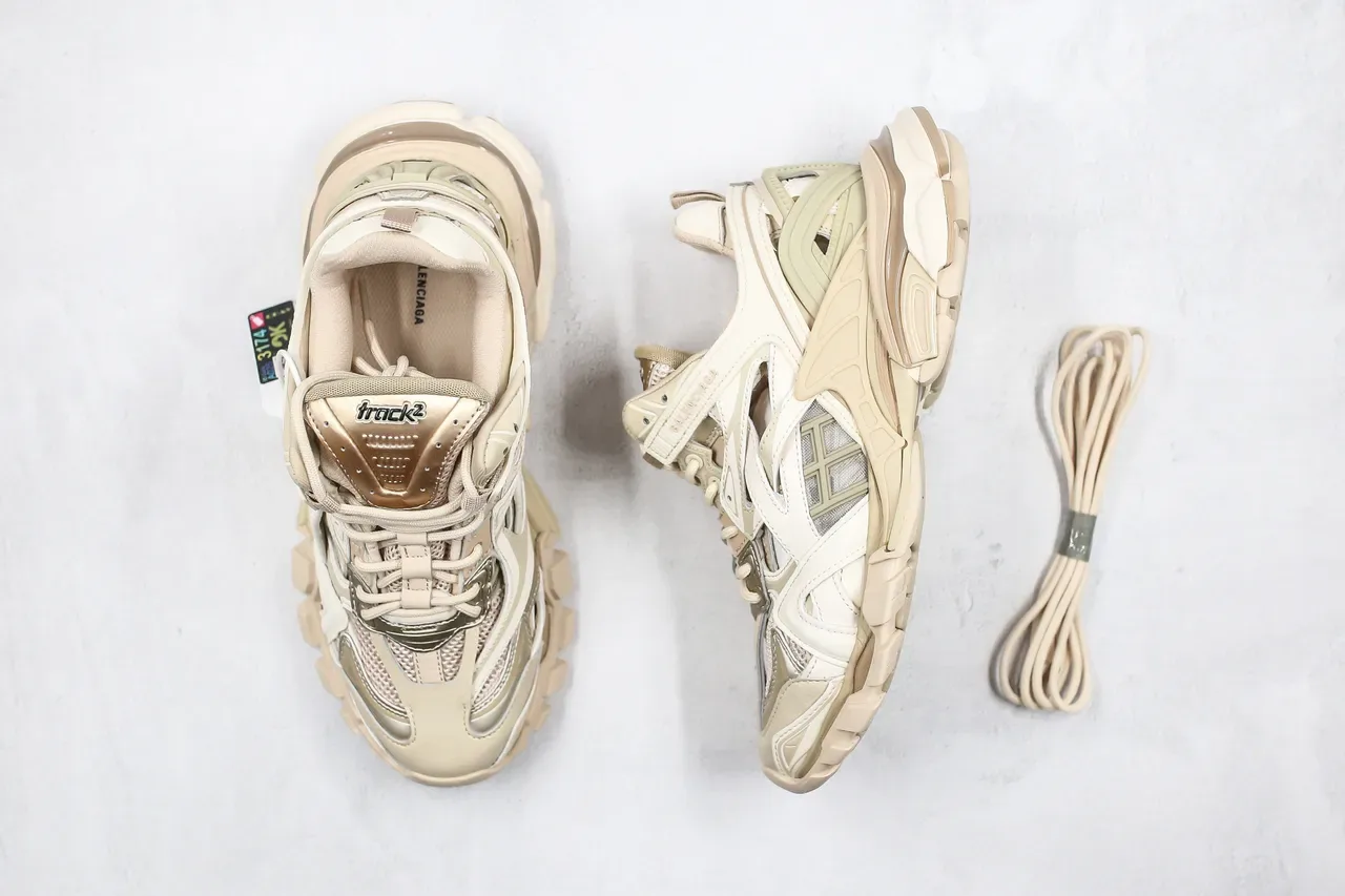 Balenciaga Track Trainer Off-White Beige sneakers chunky 8