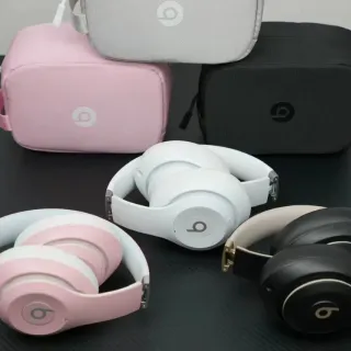 Beats Pink White Circumaural Padded Headband Over-ear Headphones