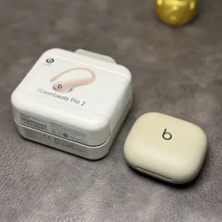 Beats Powerbeats Pro 2 Beige White Compact Rounded Case Matte Finish TWS Earbuds