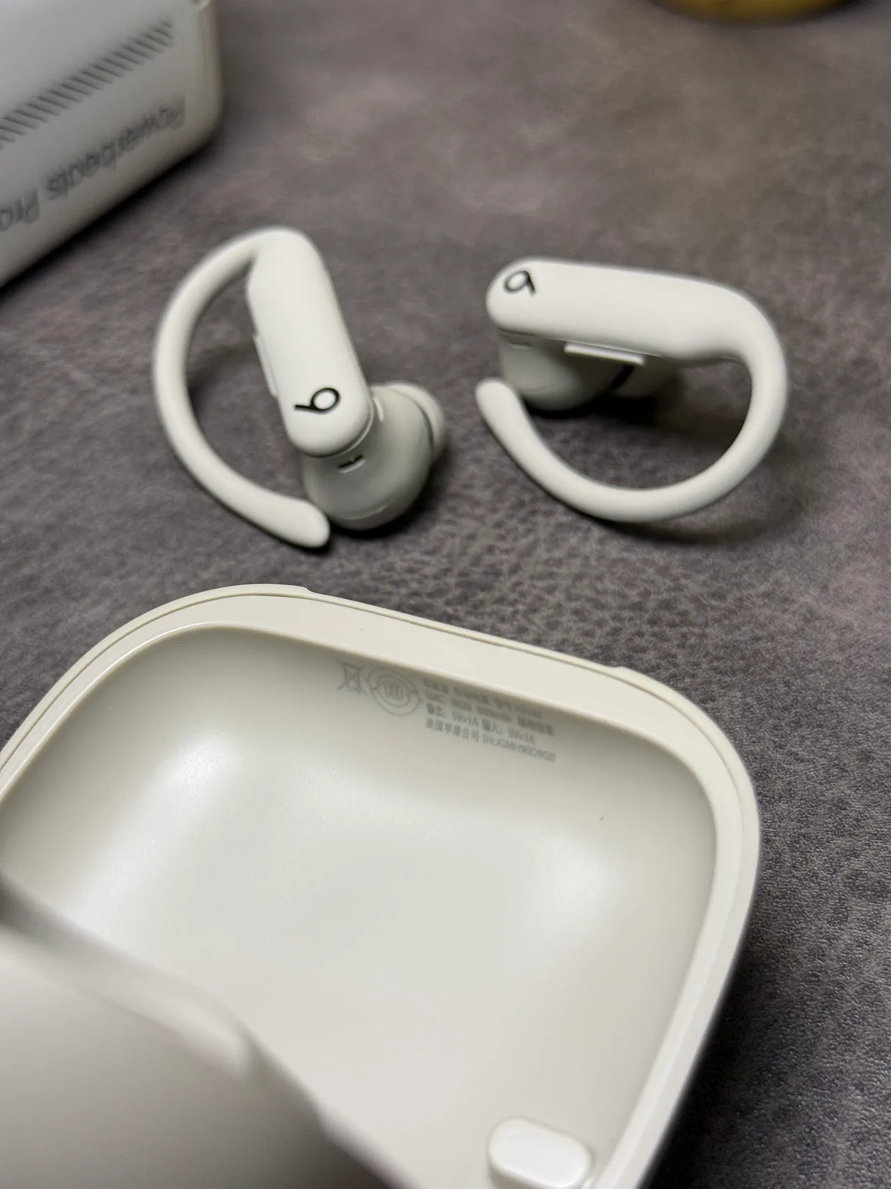 Beats Powerbeats Pro 2 Beige White Compact Rounded Case Matte Finish TWS Earbuds 16