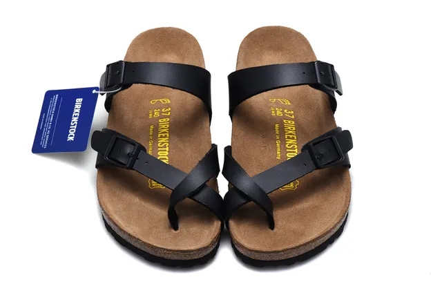 Birkenstock Arizona Sandales casuales en cuir noir 3