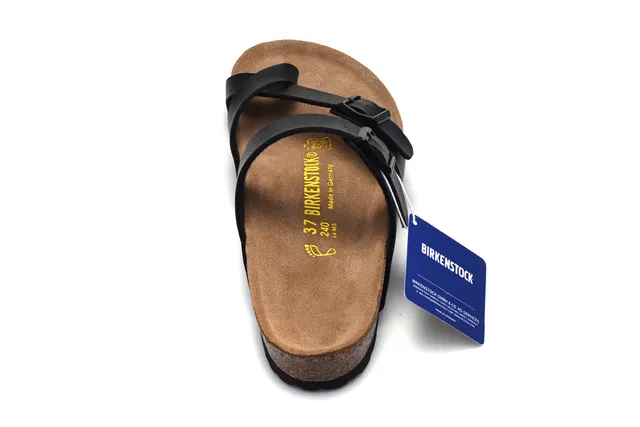 Birkenstock Arizona Sandales casuales en cuir noir 5